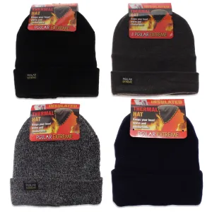 2 for $20 Polar Extreme Thermal Fleece Insulated Men's Beanie Hat