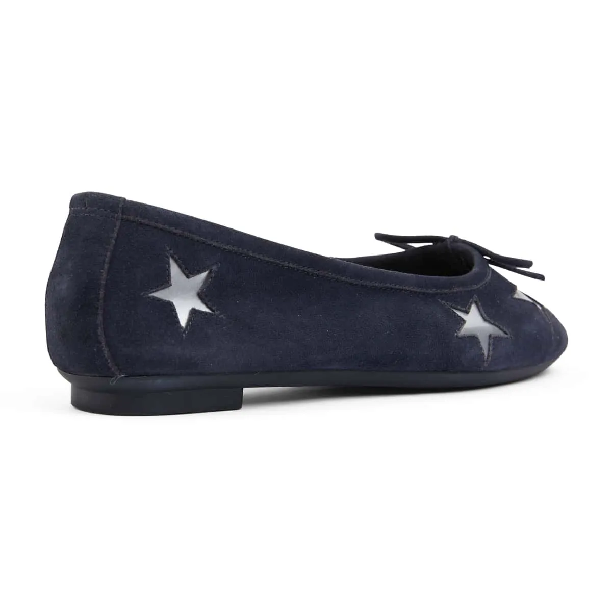 Astral Flat in Navy Suede