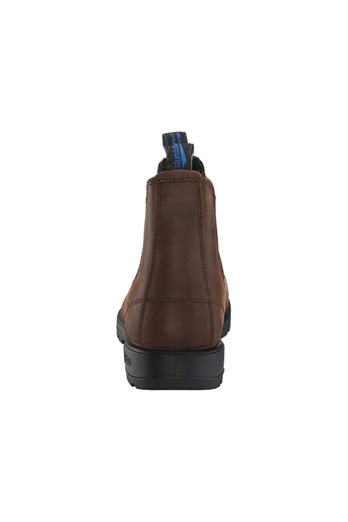 Blundstone Waterproof Thermal Elastic Chelsea Boot in Antique Brown