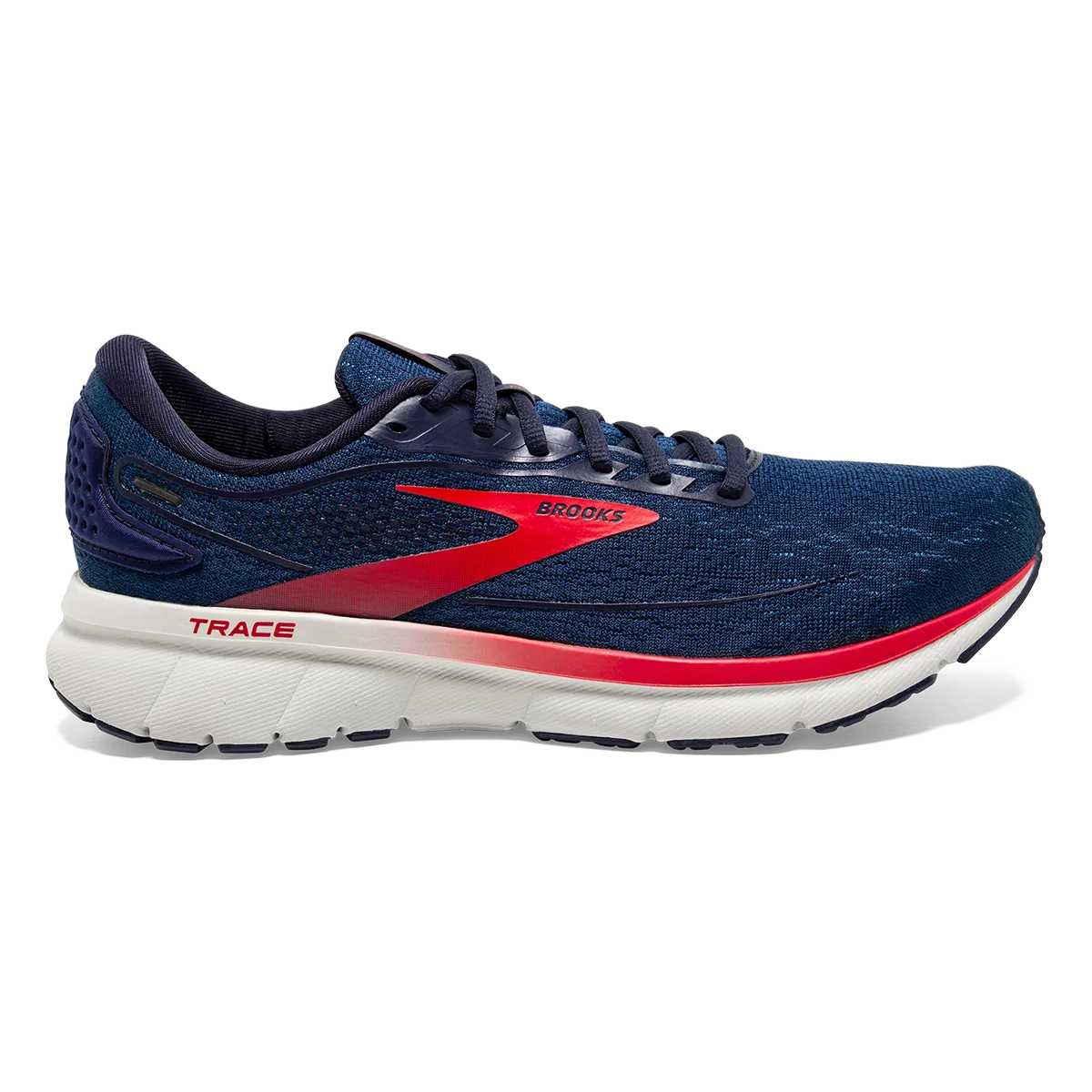 Brooks Trace 2 - Peacoat - Grey - Red