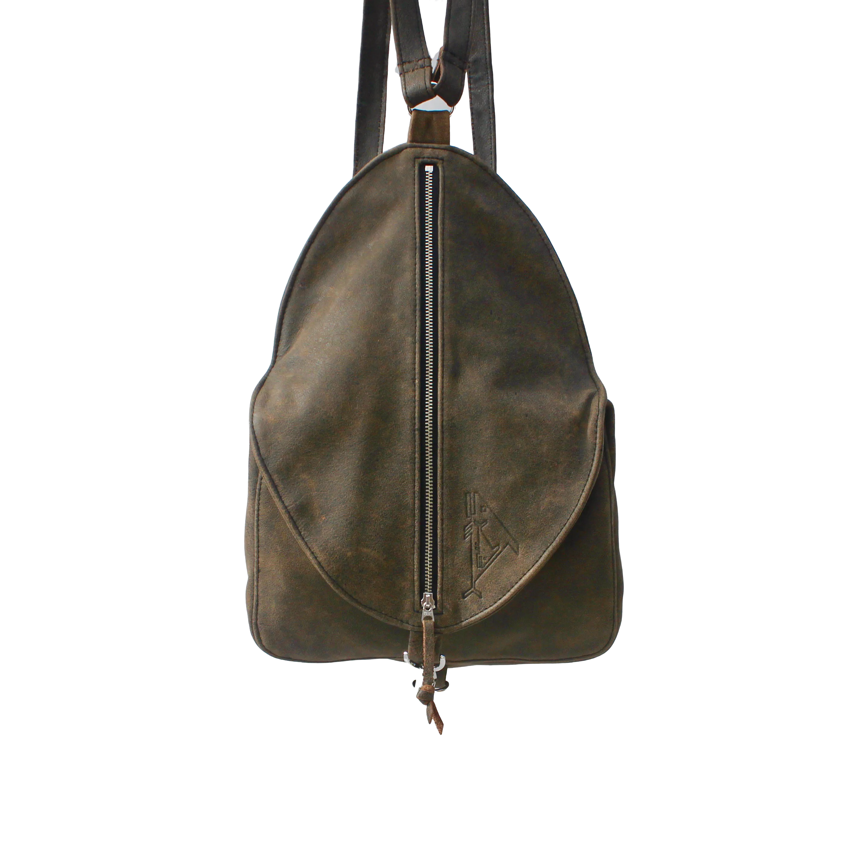 Egg Bag Backpack - Convertible Leather Backpack