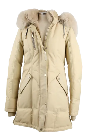 Fur & Down Lined Parka W/ Removable Fur Hood