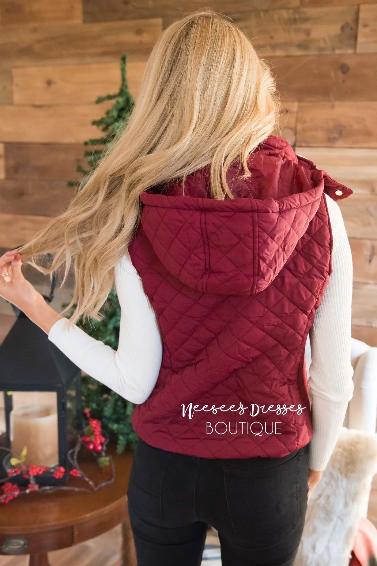 Fur Lined Quilted Vest