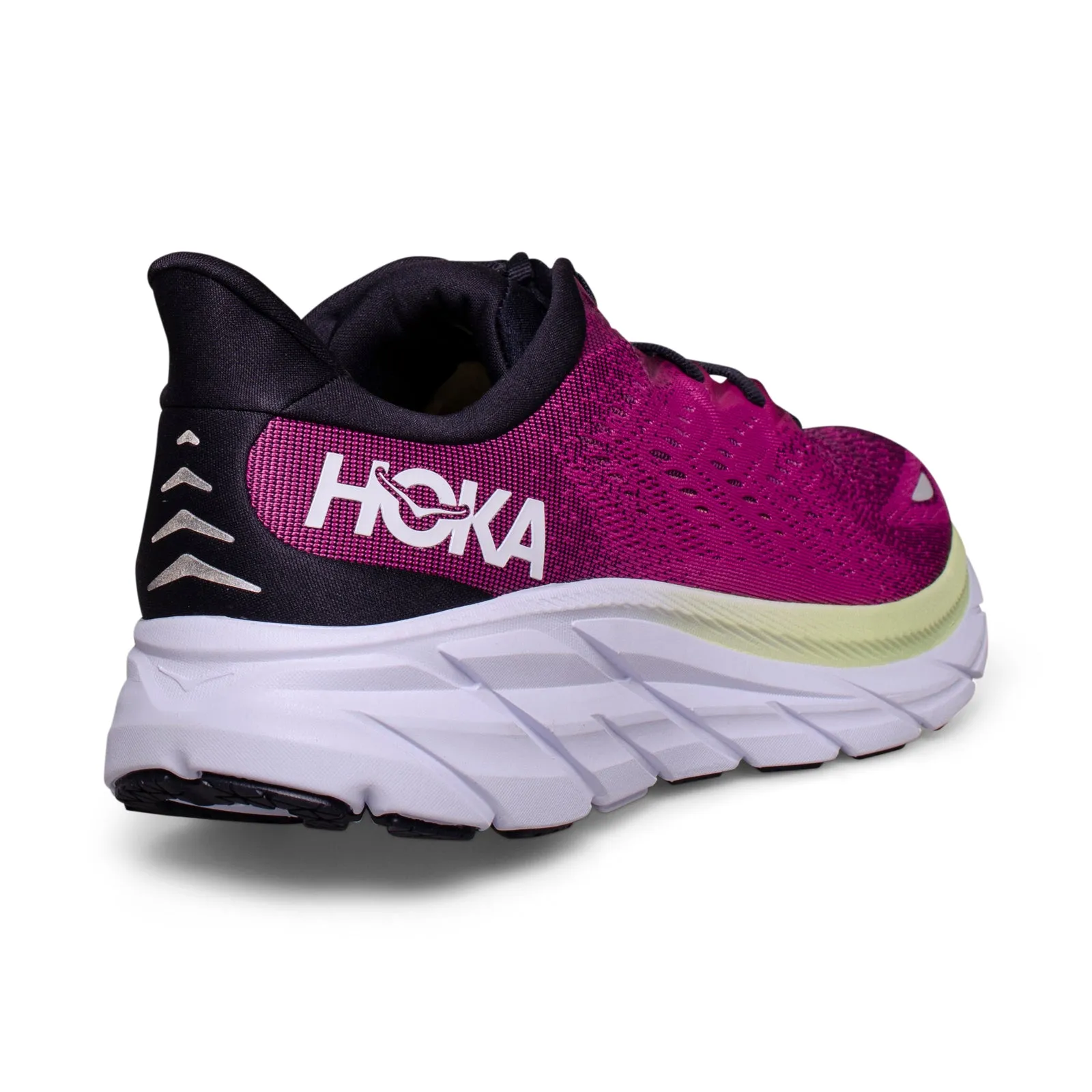 Hoka One One Clifton 8 Blue Graphite / Ibis Rose Running Shoes - Women's