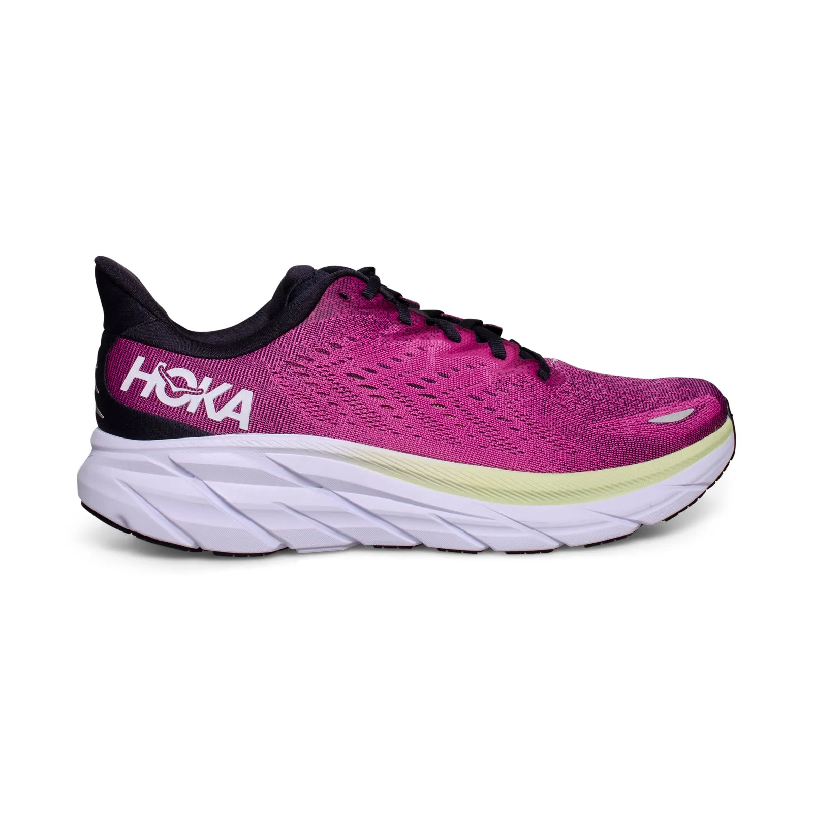 Hoka One One Clifton 8 Blue Graphite / Ibis Rose Running Shoes - Women's