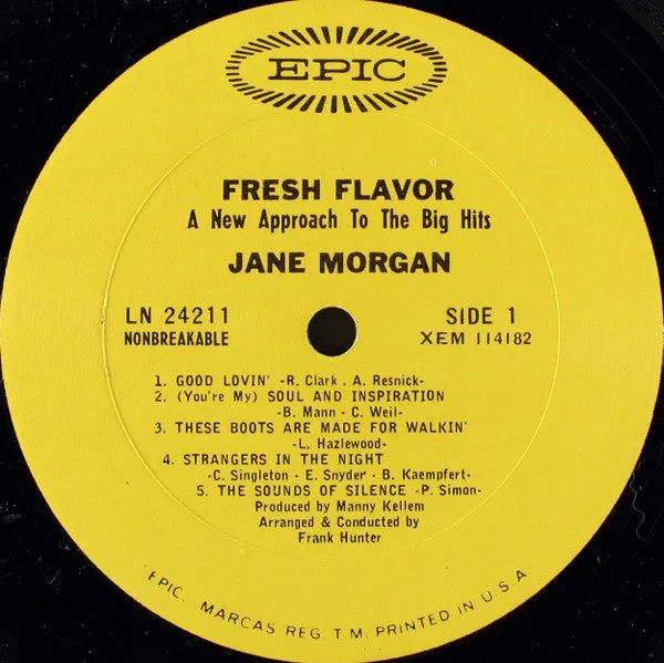 Jane Morgan - Fresh Flavor (LP, Album, Mono) (VG )