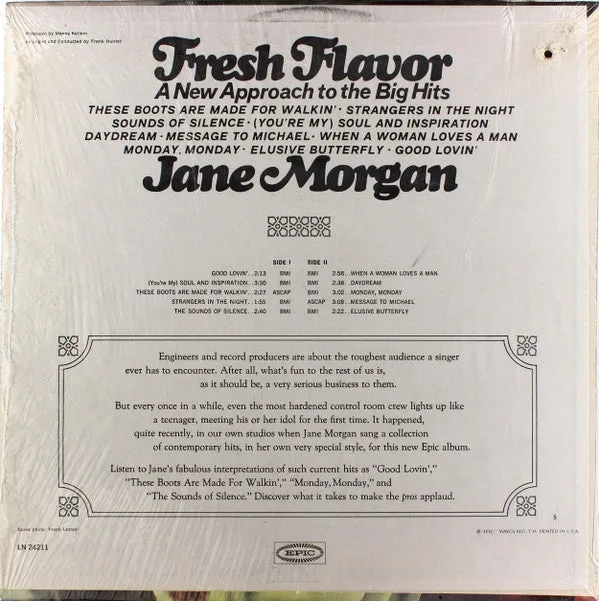 Jane Morgan - Fresh Flavor (LP, Album, Mono) (VG )