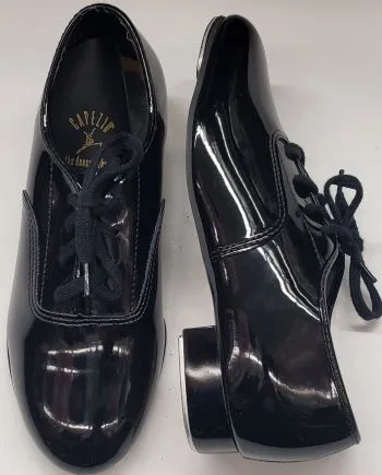 John Jr. III -- Boy's Economy Tap Oxford -- Black Patent