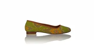 Kate 20mm Ballet - Lime Green Flower Endek MA