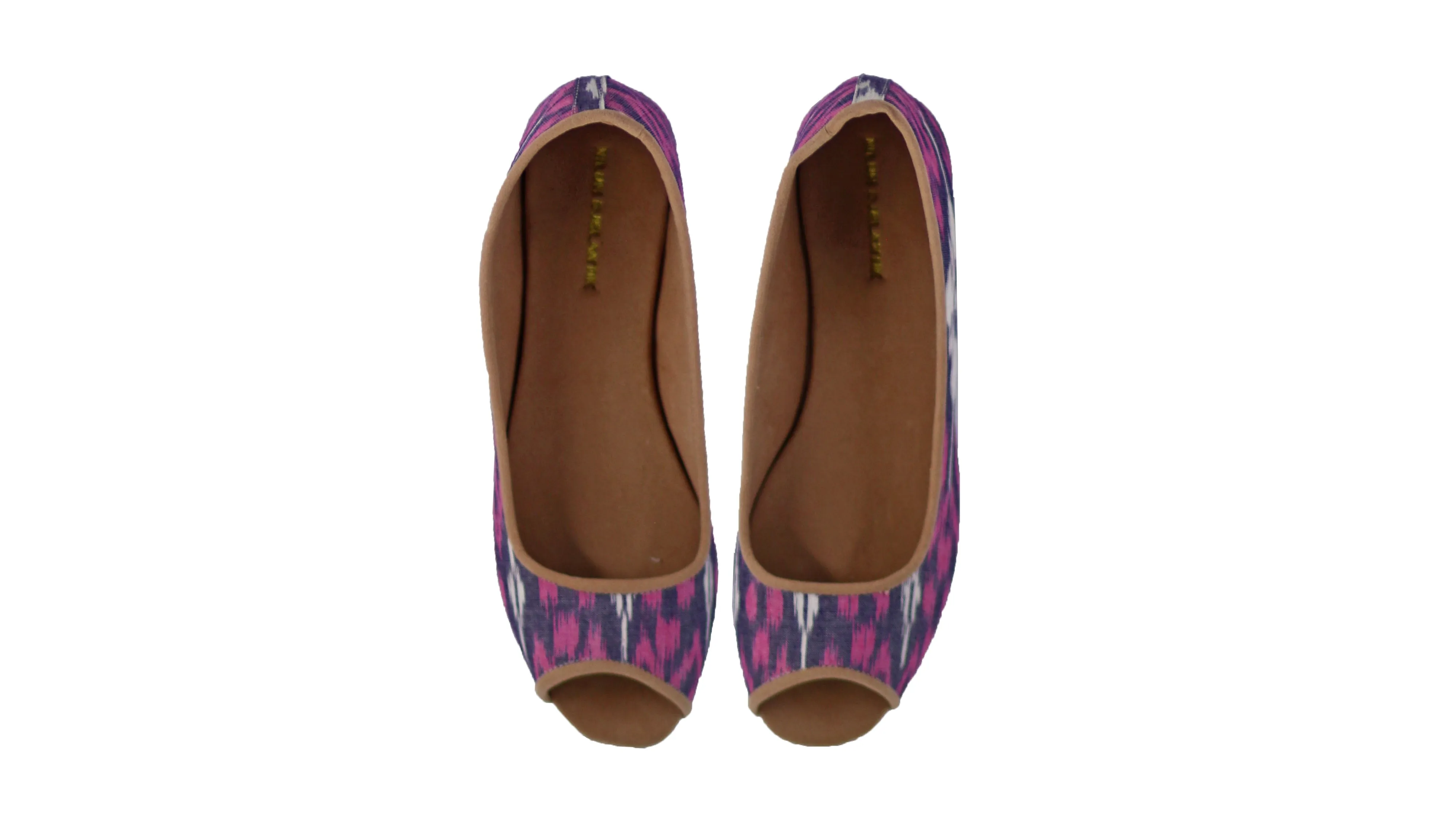 Kate Peeptoe 20mm Ballet - Purple KL Endek