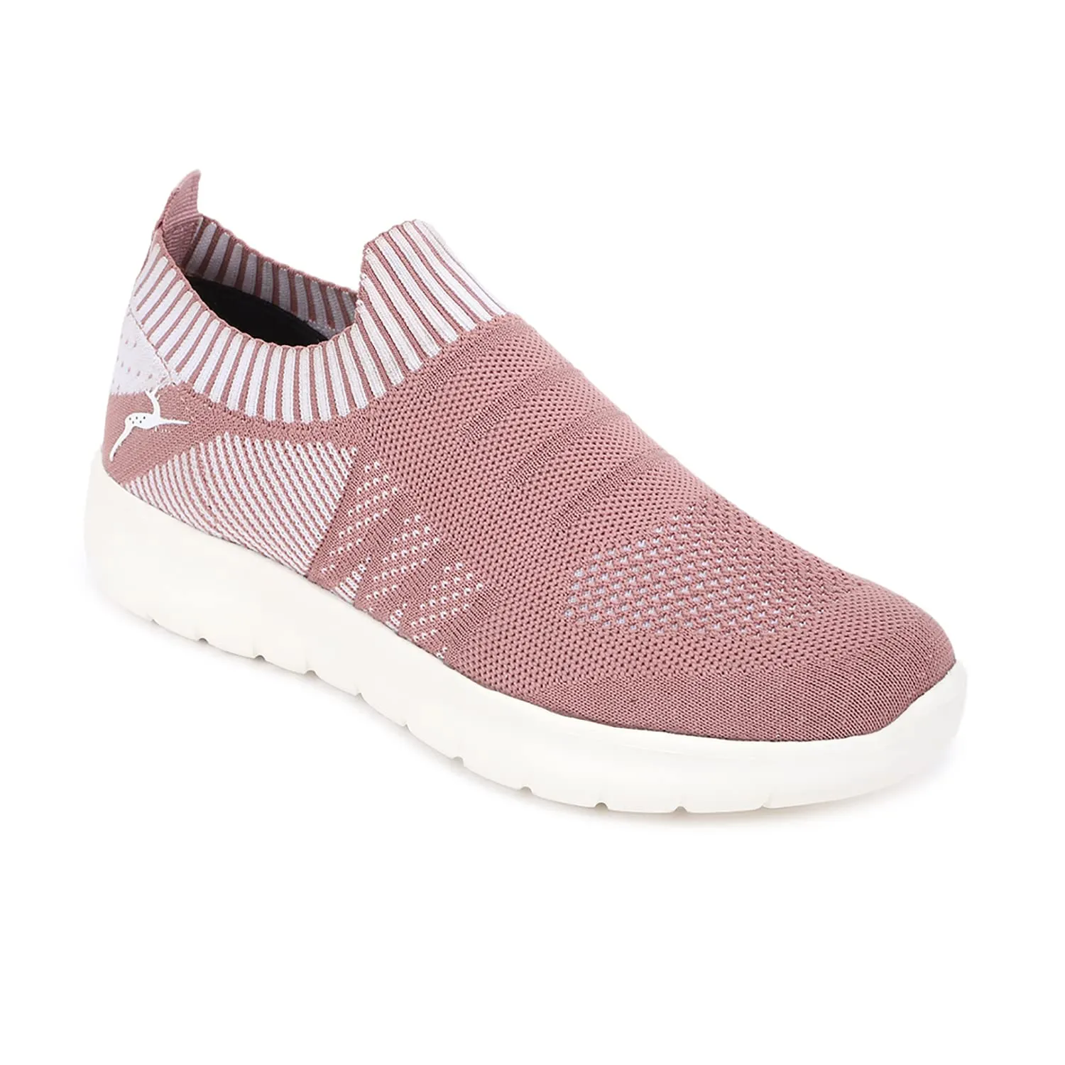 Marc Loire Women's Lightweight Athleisure Knitted Active Wear Slip-On Sneaker Shoes for Sports, Athletics and Walking (Onion, Numeric_3)