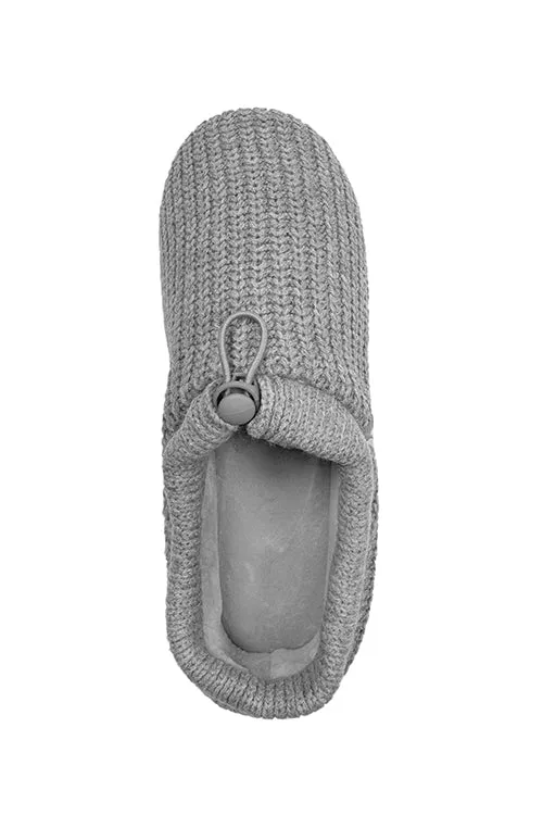 Men's Noah Rib Knit Drawstring Slippers