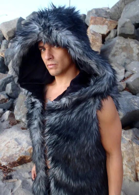 Men's Viking Vest in "Gray Wolf"