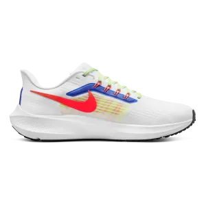 Nike Air Zoom Pegasus 39 - White - Bright Crimson - Racer Blue - Volt