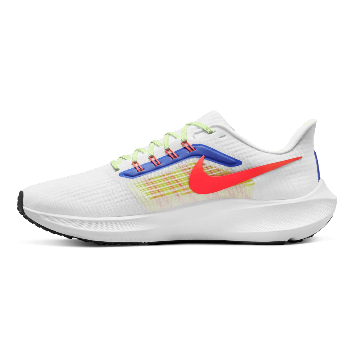 Nike Air Zoom Pegasus 39 - White - Bright Crimson - Racer Blue - Volt