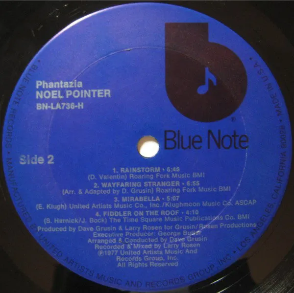 Noel Pointer - Phantazia (LP, Album) (VG )