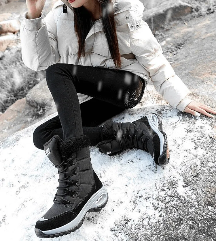 Outdoor Snow Boot for Women / Waterproof Warm Trekking Shoes - SF0288