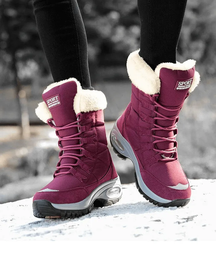 Outdoor Snow Boot for Women / Waterproof Warm Trekking Shoes - SF0288