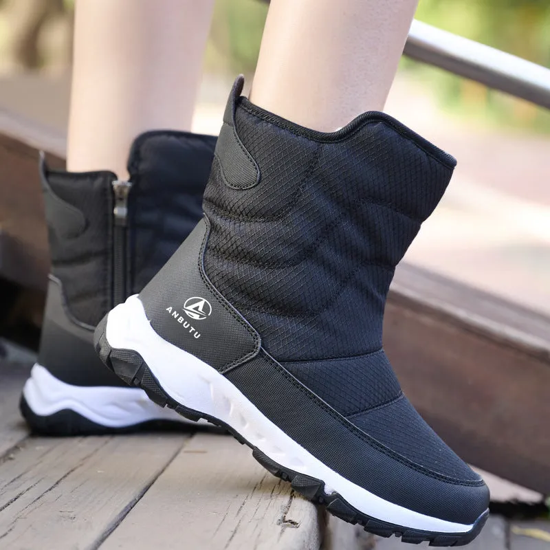 Owlkay High-top Waterproof Warm Leisure Snow Boots