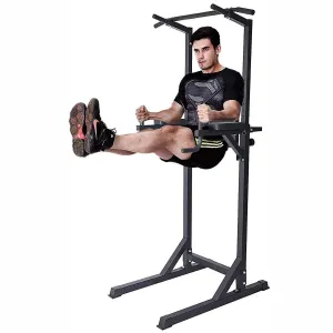 Power Tower Workout Dip Station Multi-Function Home Gym Strength Training Fitness Equipment