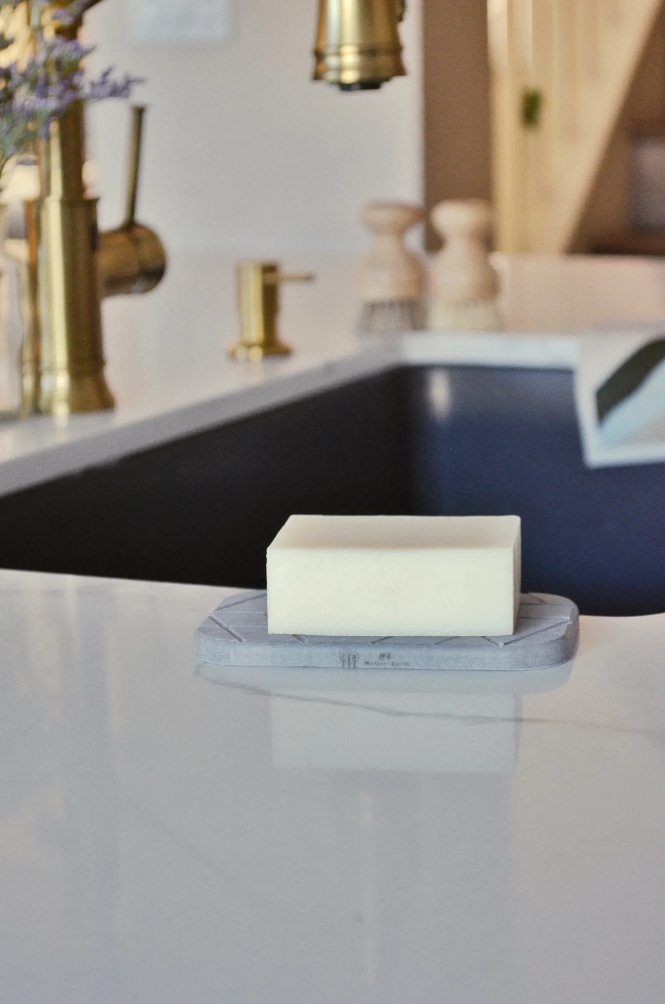 Quick-Dry Diatomite Soap Dish