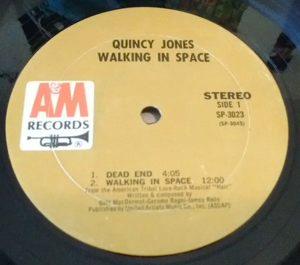 Quincy Jones - Walking In Space (LP, Album, Mon) (VG )