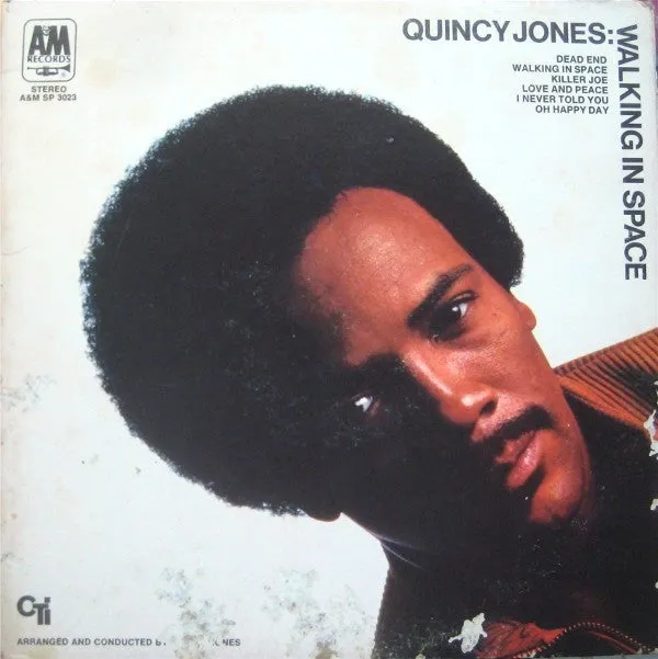 Quincy Jones - Walking In Space (LP, Album, Mon) (VG )