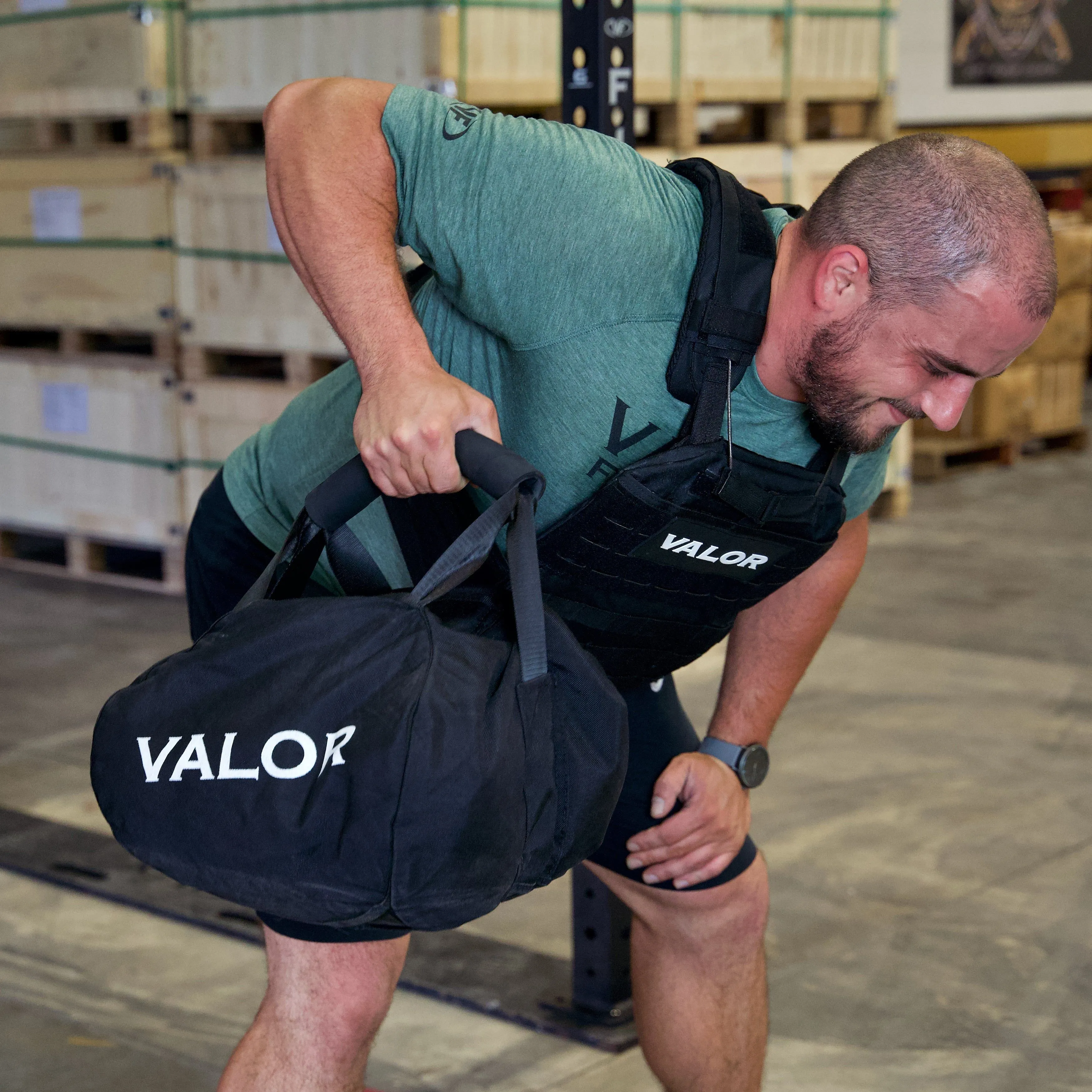 Self-Fill Strongman Throw Sandbag