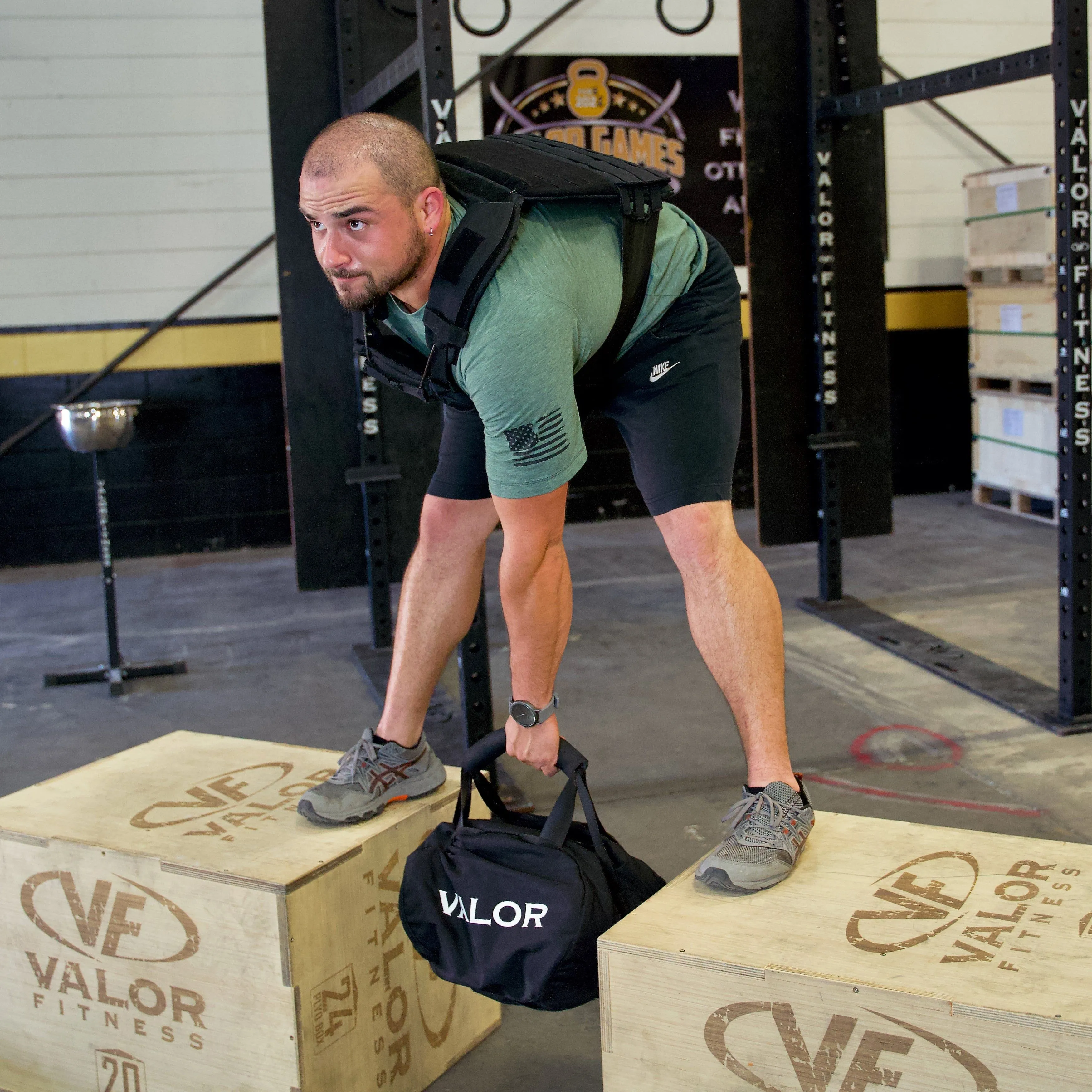 Self-Fill Strongman Throw Sandbag