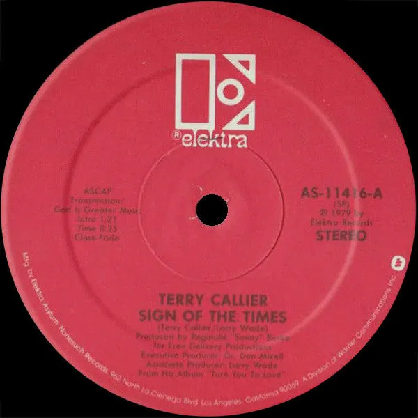 Terry Callier - Sign Of The Times / Occasional Rain (12") (VG)