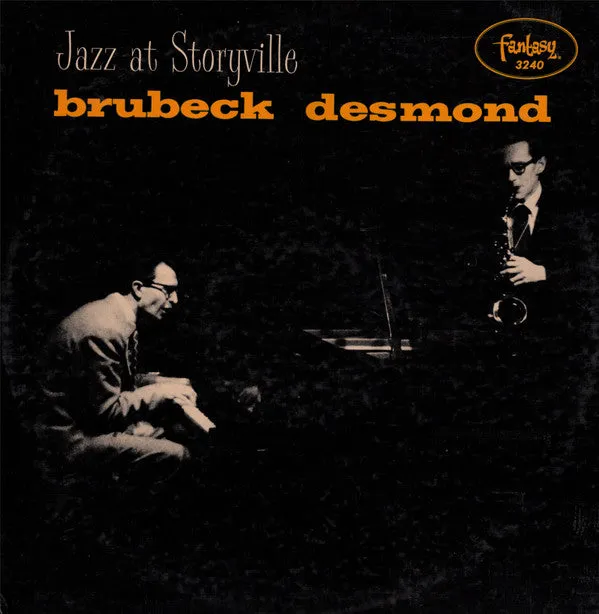 The Dave Brubeck Quartet, Paul Desmond - Jazz At Storyville (LP, Album, Mono, RE) (VG)