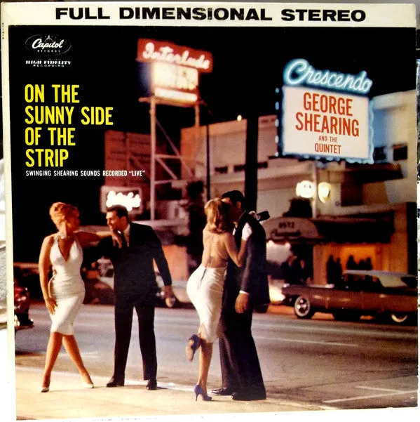 The George Shearing Quintet - On The Sunny Side Of The Strip (LP) (VG )