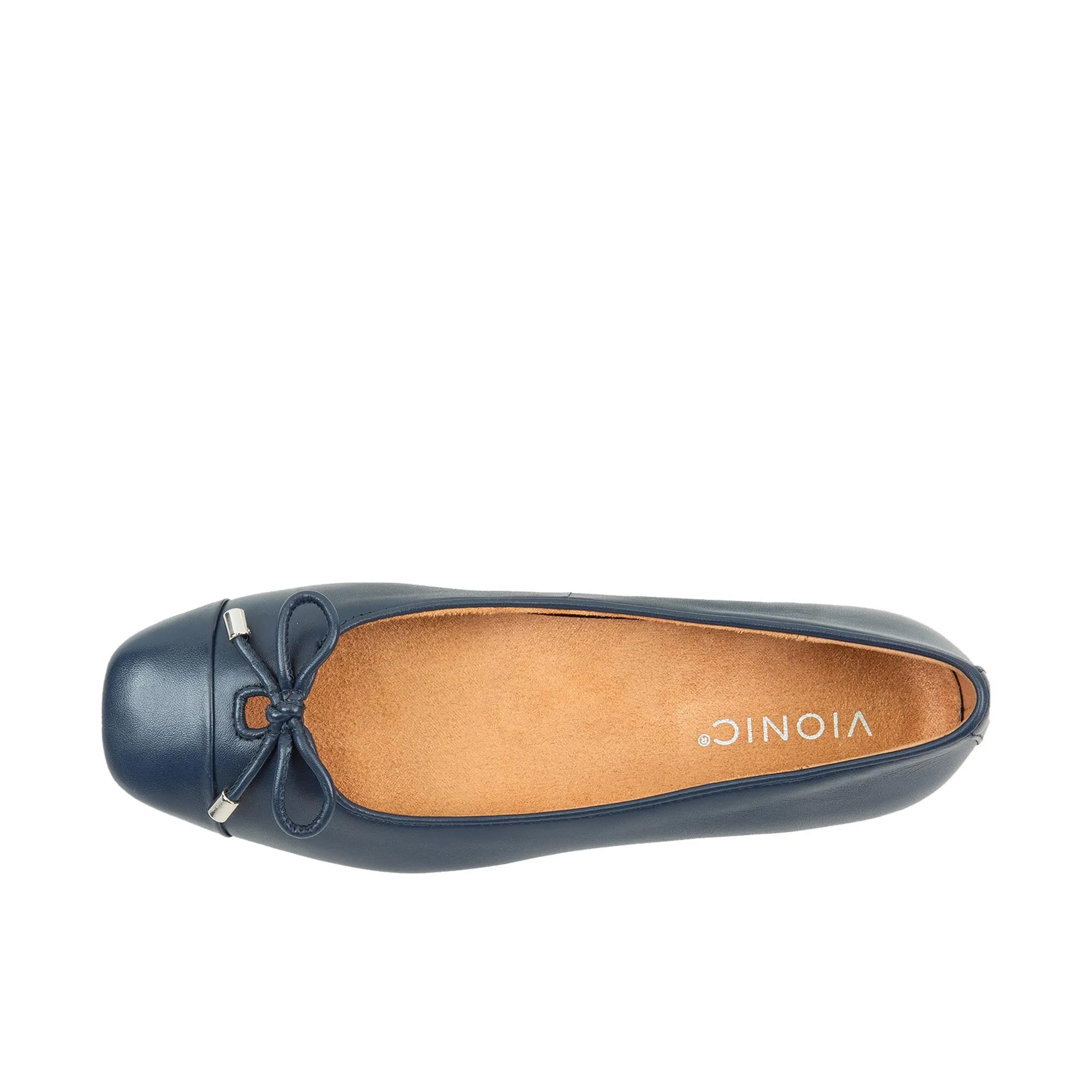 Vionic Womens Klara Ballet Flat Navy