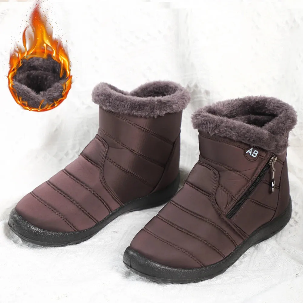 Winter Women Boots Waterproof Snow Boots For Winter Shoes Women Casual Lightweight Ankle Boots Warm Fur Winter Boots Botas Mujer