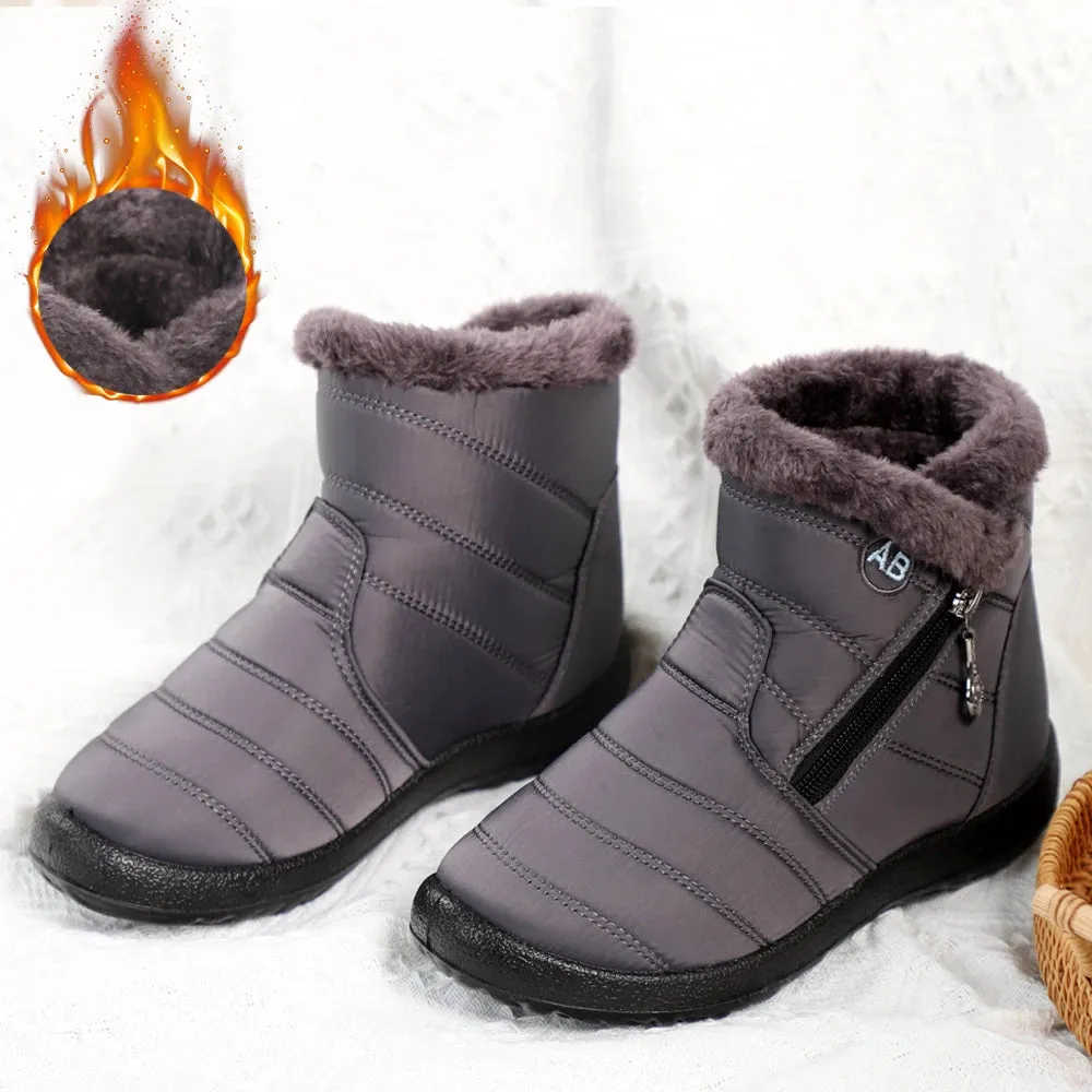 Winter Women Boots Waterproof Snow Boots For Winter Shoes Women Casual Lightweight Ankle Boots Warm Fur Winter Boots Botas Mujer